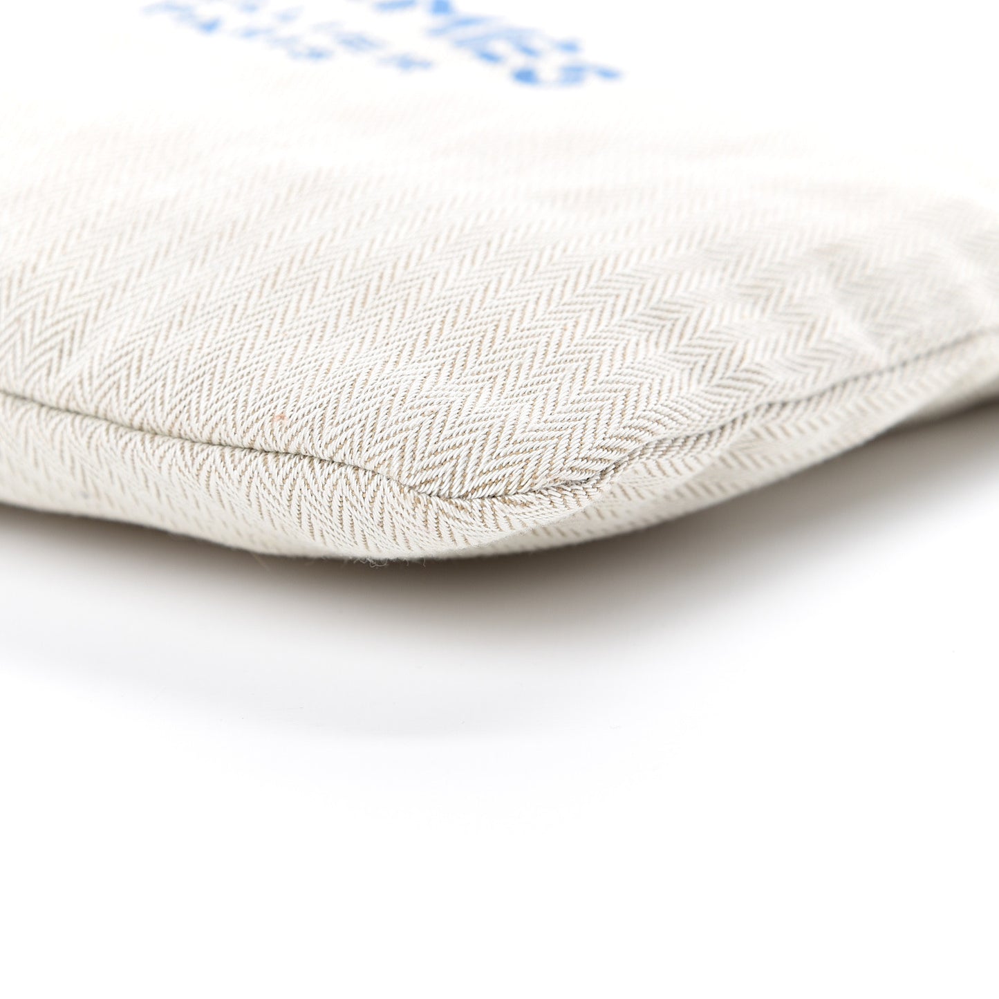 Canvas Epsom Aline Grooming Bag Craie