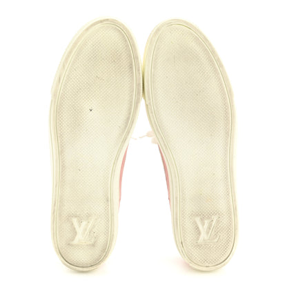 Louis Vuitton Damier Azur Stellar Sneakers 40 Rose Ballerine 6 of 8