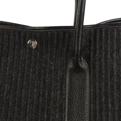 Hermes Ribbed Wool Negonda Garden Party MM 36 Graphite 18 of 23