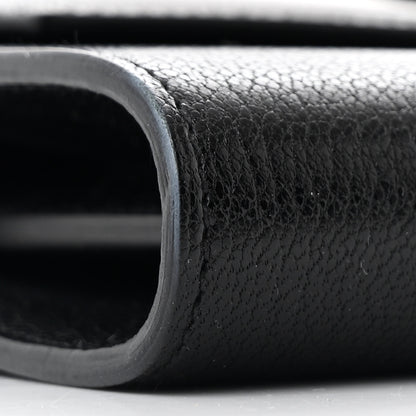 Hermes Chevre Chamkila Kelly Wallet To Go Black 9 of 11