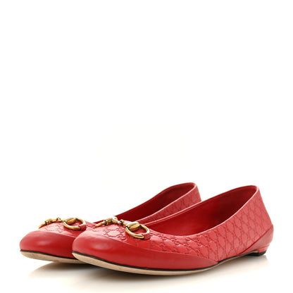 Gucci Microguccissima Flats 39 Hibiscus Red 4 of 10
