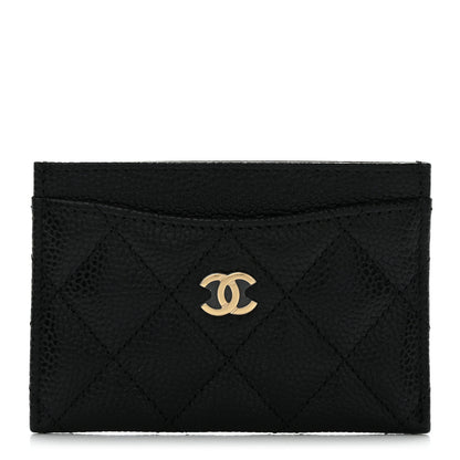 Chanel Caviar Quilted Card Holder Black 1 of 10