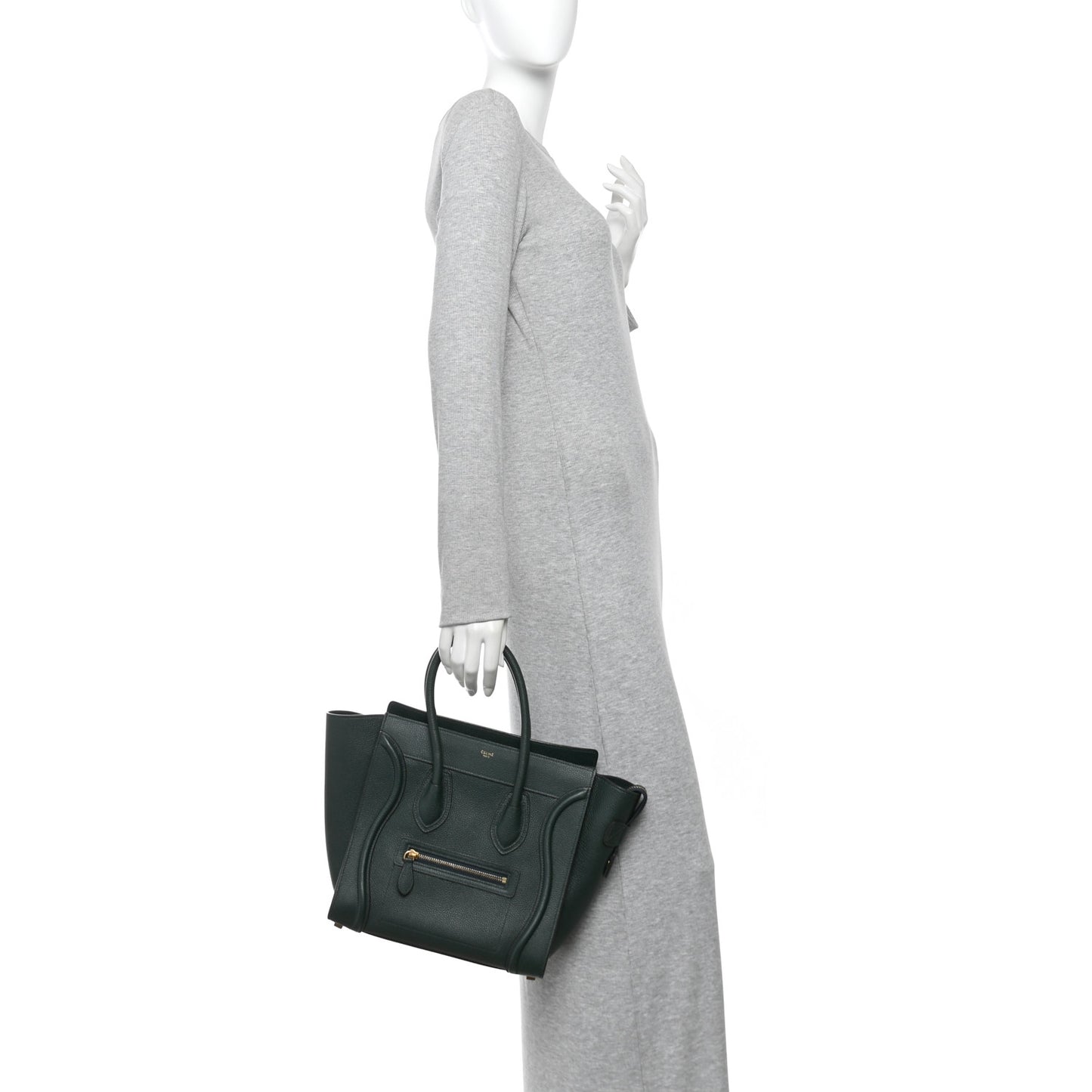 Drummed Calfskin Micro Luggage Amazone