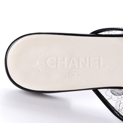 Chanel PVC Fantasy Patent CC Mules 37.5 Black 7 of 11