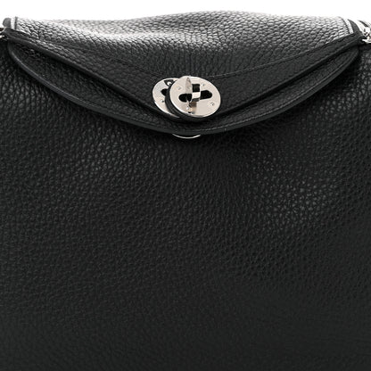 Hermes Taurillon Clemence Lindy 26 Black 8 of 10