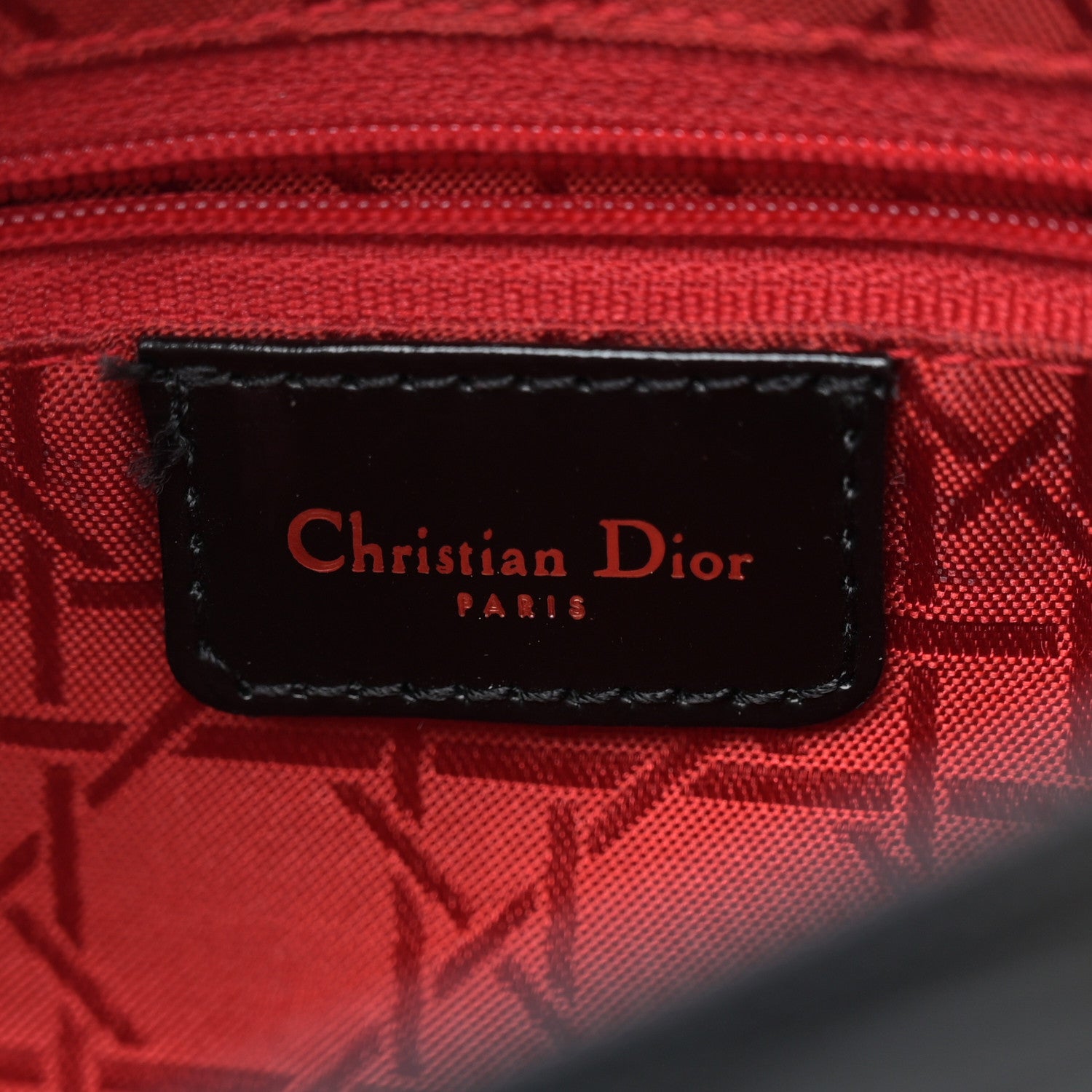 Christian Dior Nylon Cannage Medium Lady Dior Black 6 of 12