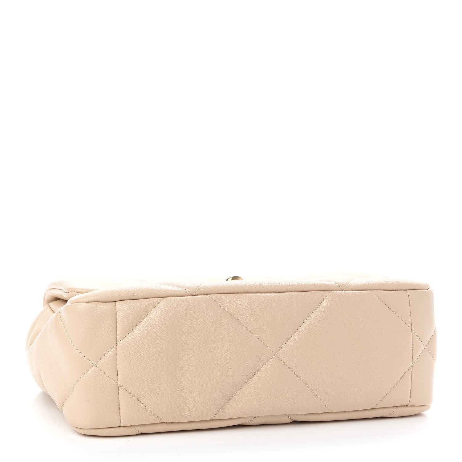 Chanel Lambskin Quilted Medium Chanel 19 Flap Beige 4 of 8