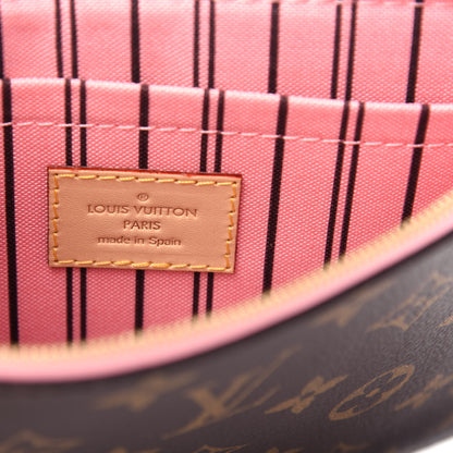 Louis Vuitton Monogram Neverfull MM GM Pochette Sugar Pink 6 of 7