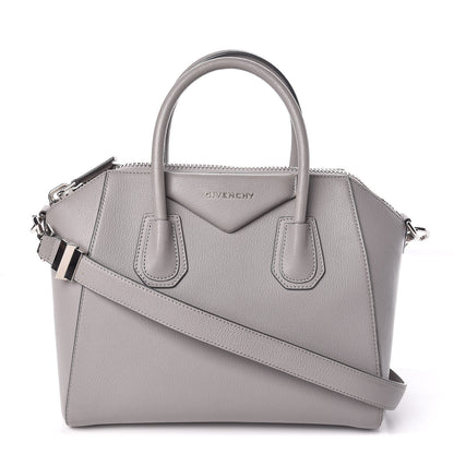 Givenchy Sugar Goatskin Small Antigona Pearl Grey 1 of 12