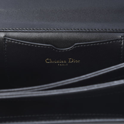 Christian Dior Lambskin Embroidered Tarot Pouch Clutch Black 6 of 9
