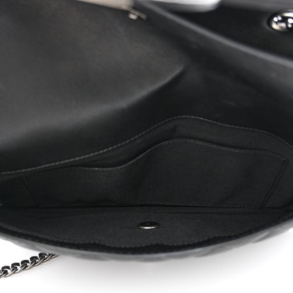 Chanel Lambskin Quilted Large Natural CC Flap Black 6 of 11