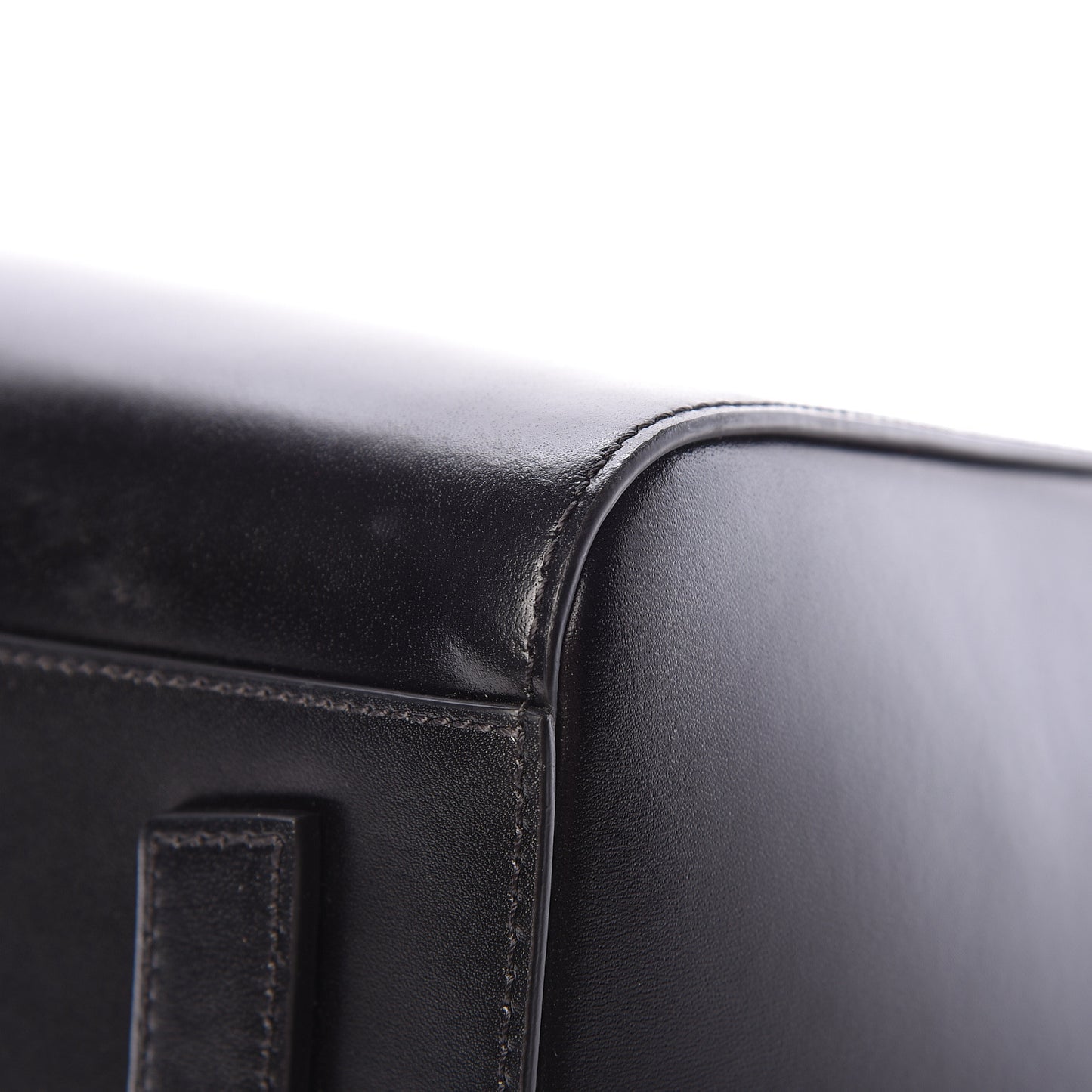 Shiny Lord Calfskin Medium Antigona Black