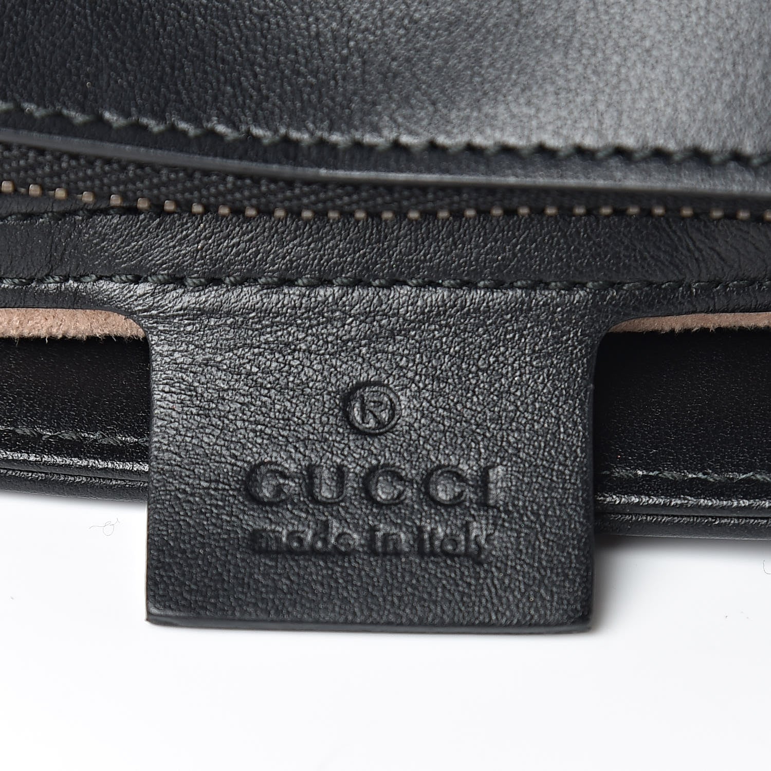 Gucci Calfskin Matelasse Small GG Marmont Shoulder Bag Black 8 of 13