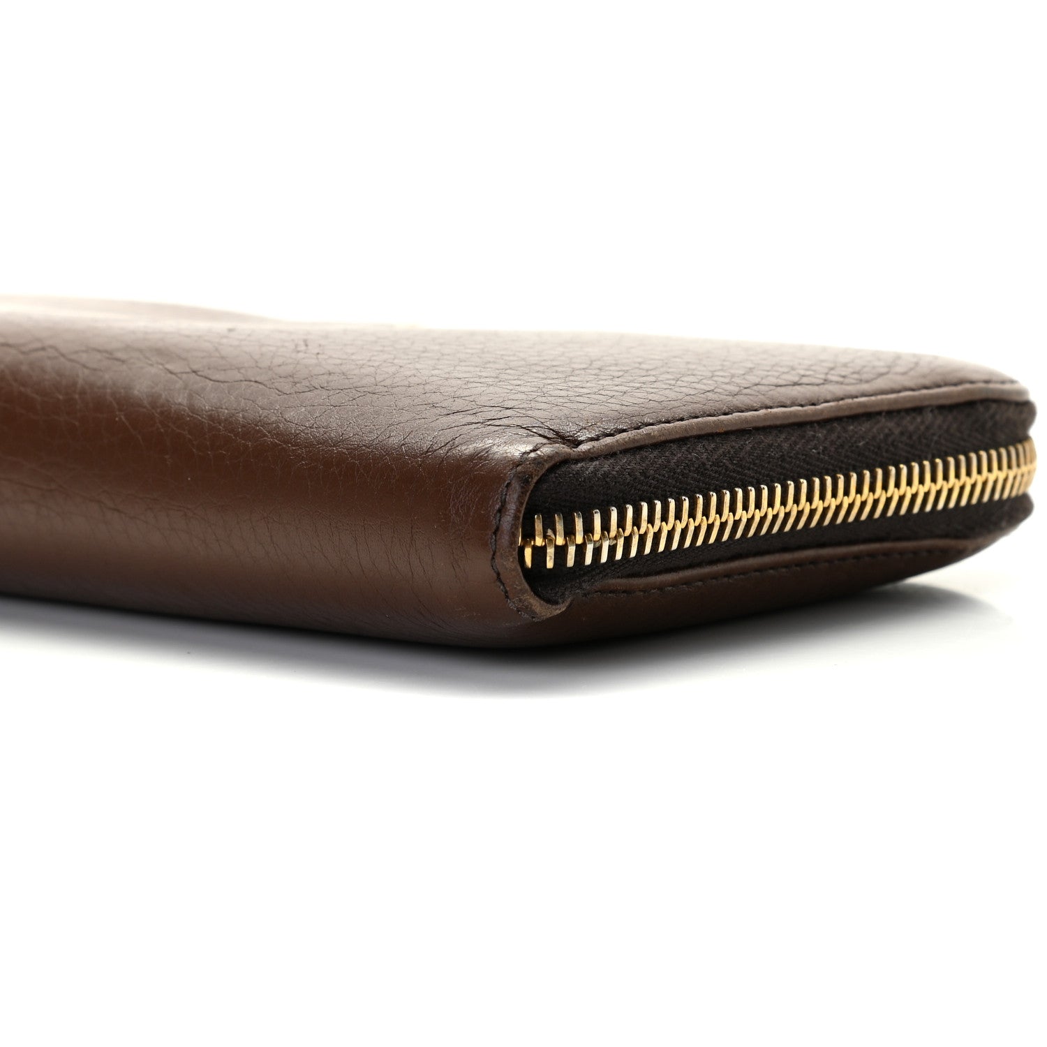 Prada Vitello Daino Zip Around Wallet Cacao 7 of 12