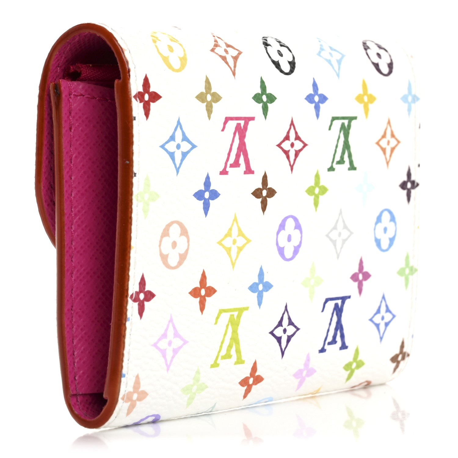 Louis Vuitton LV X TM Monogram Multicolor Rosalie Coin Purse White Kawaii Pink 3 of 8