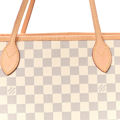 Louis Vuitton Damier Azur Neo Neverfull GM Rose Ballerine 7 of 11