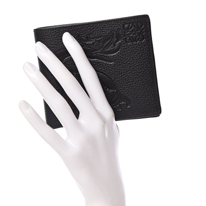 Loewe Calfskin Bi-fold Animals Wallet Black 2 of 8