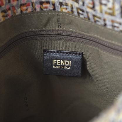 Fendi ENDI Zucchino Vitello Floral Studded Forever Mama Baguette Pesca Giallo Saddler 8 of 10