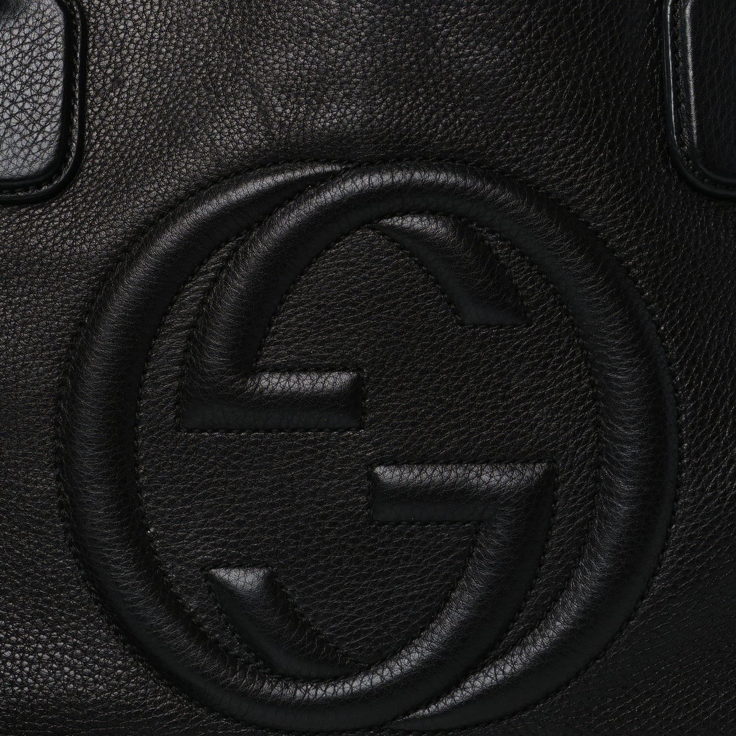 Gucci Cellarius Calfskin Medium Soho Working Tote Black 8 of 10