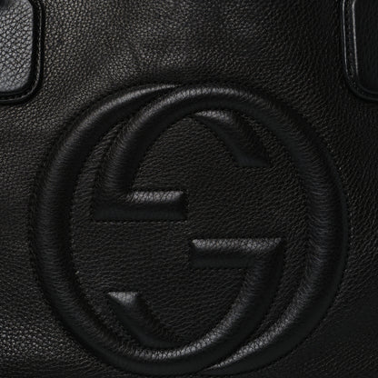 Gucci Cellarius Calfskin Medium Soho Working Tote Black 8 of 10