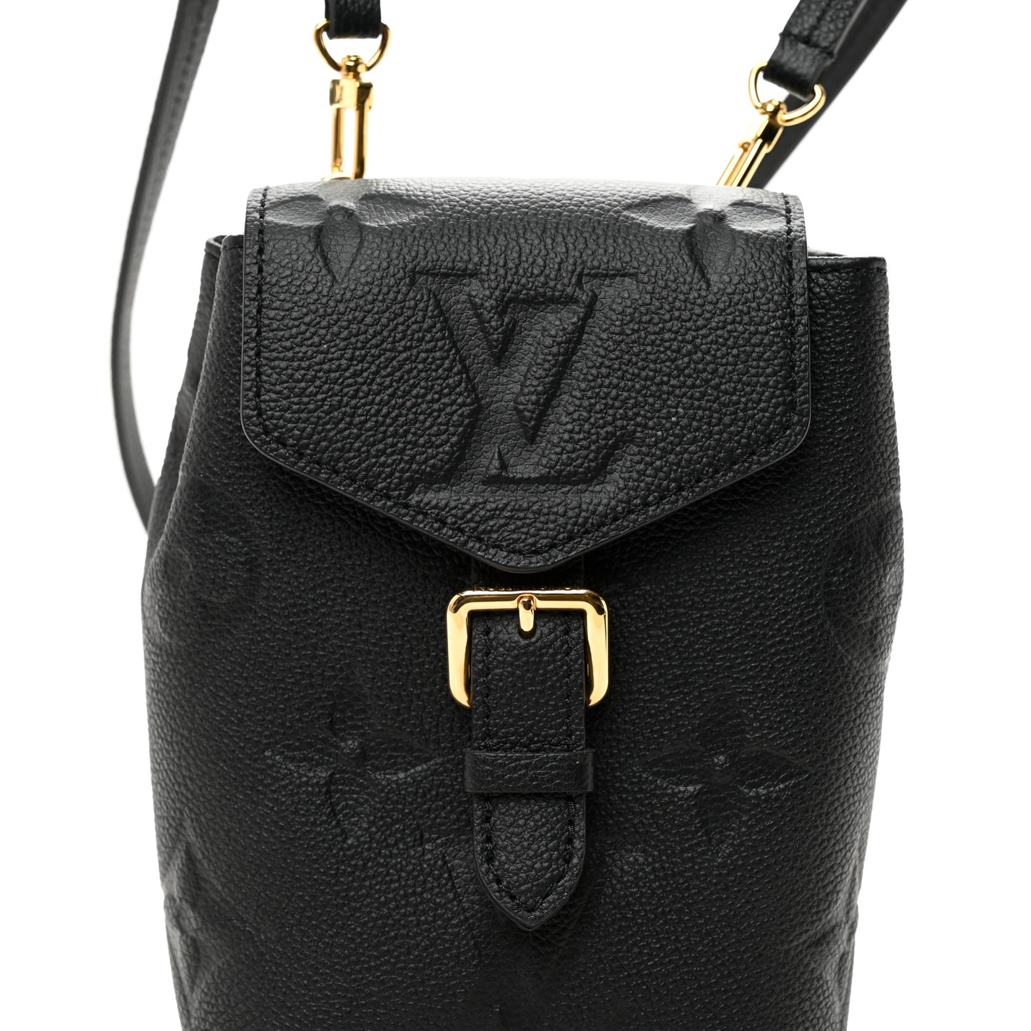 Empreinte Monogram Giant Tiny Backpack Black