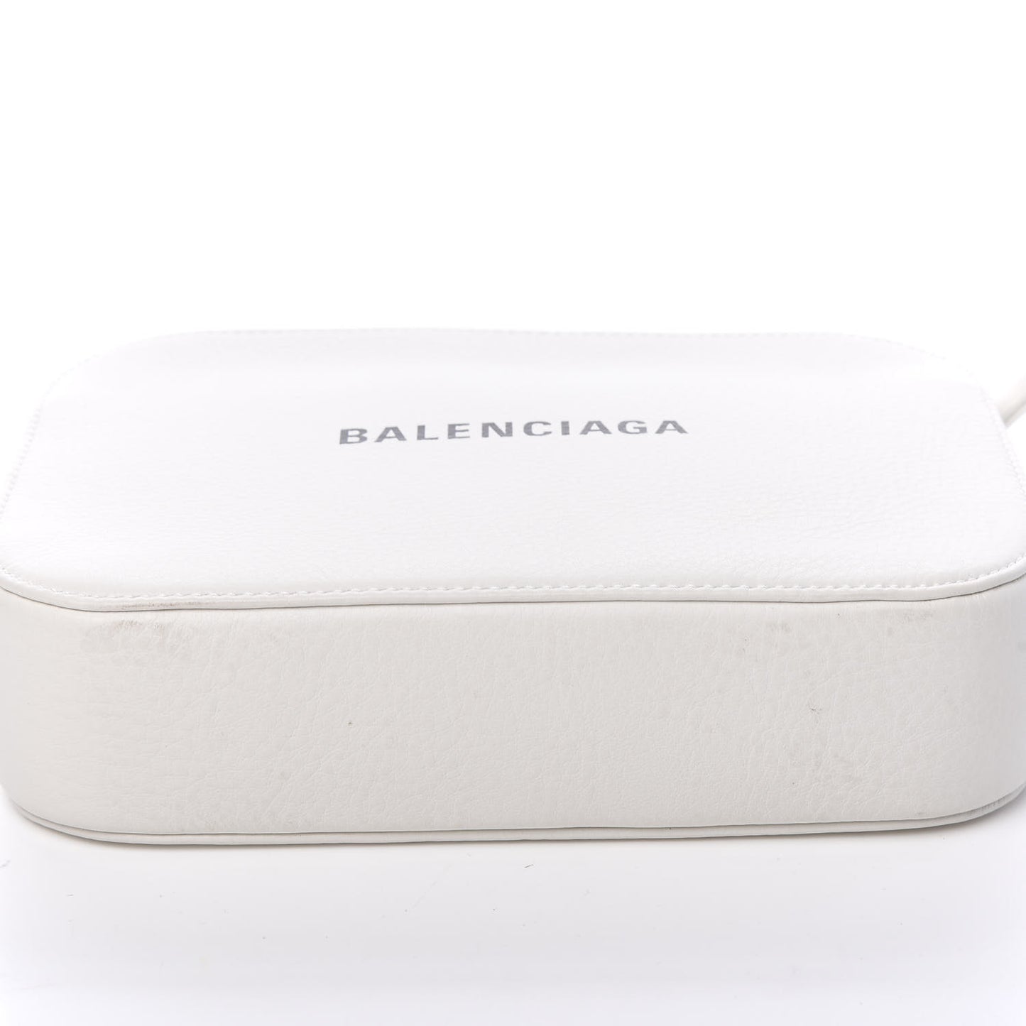 Calfskin Logo S Everyday Camera Bag White