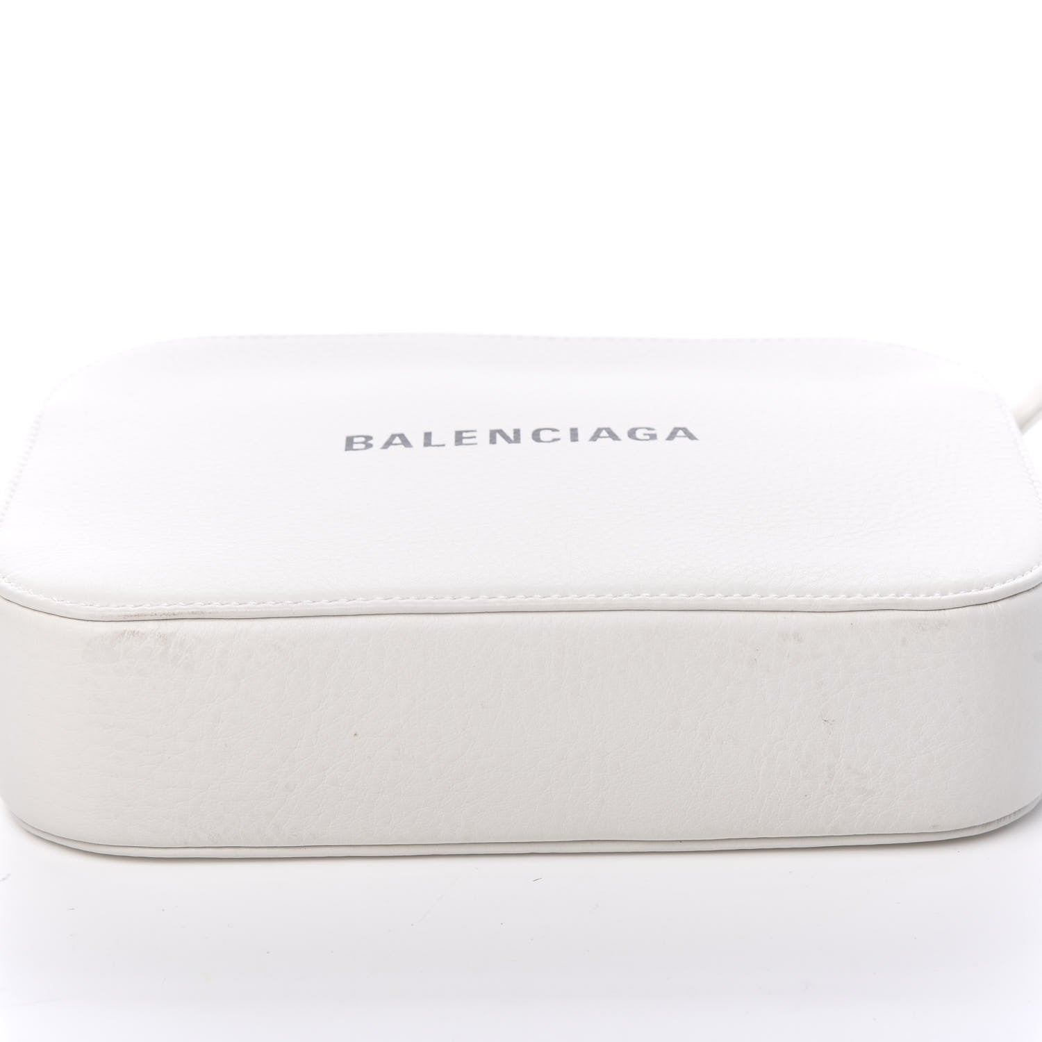 Balenciaga Calfskin Logo S Everyday Camera Bag White 7 of 9