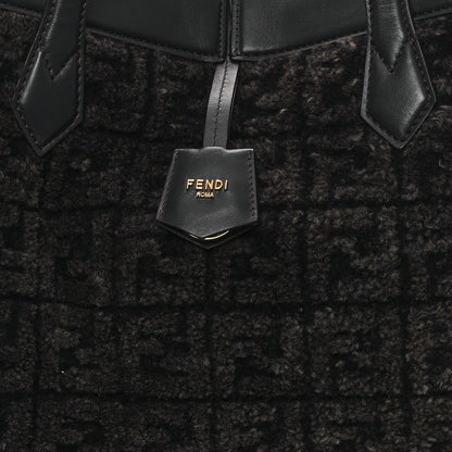 Fendi Sheepskin FF 1974 Large Fendi Origami Brown 7 of 10