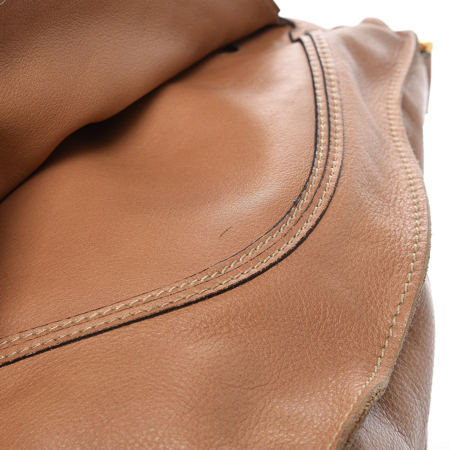 Calfskin Large Marcie Hobo Wood