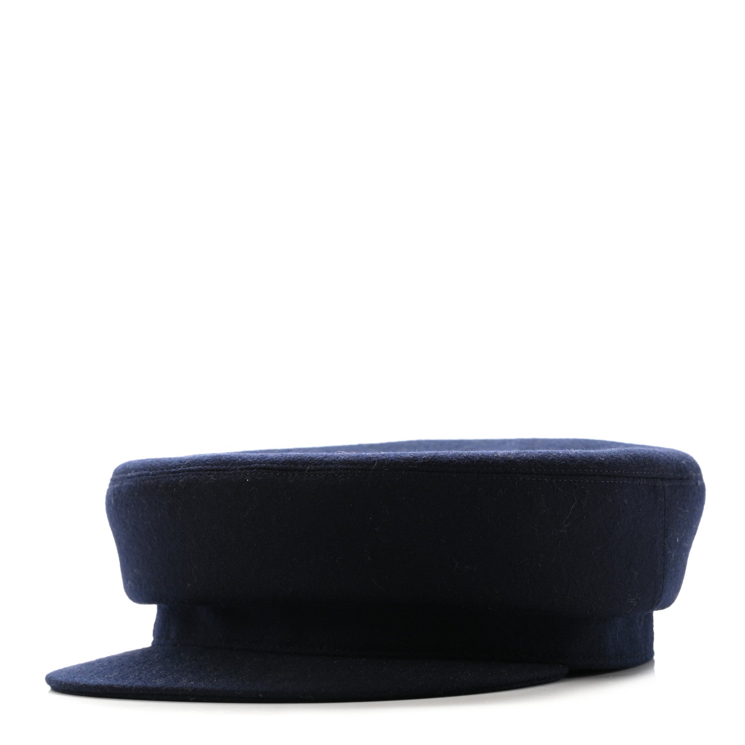 Hermes Cashmere Womens Belle-Ile Cap 58 Navy 1 of 12