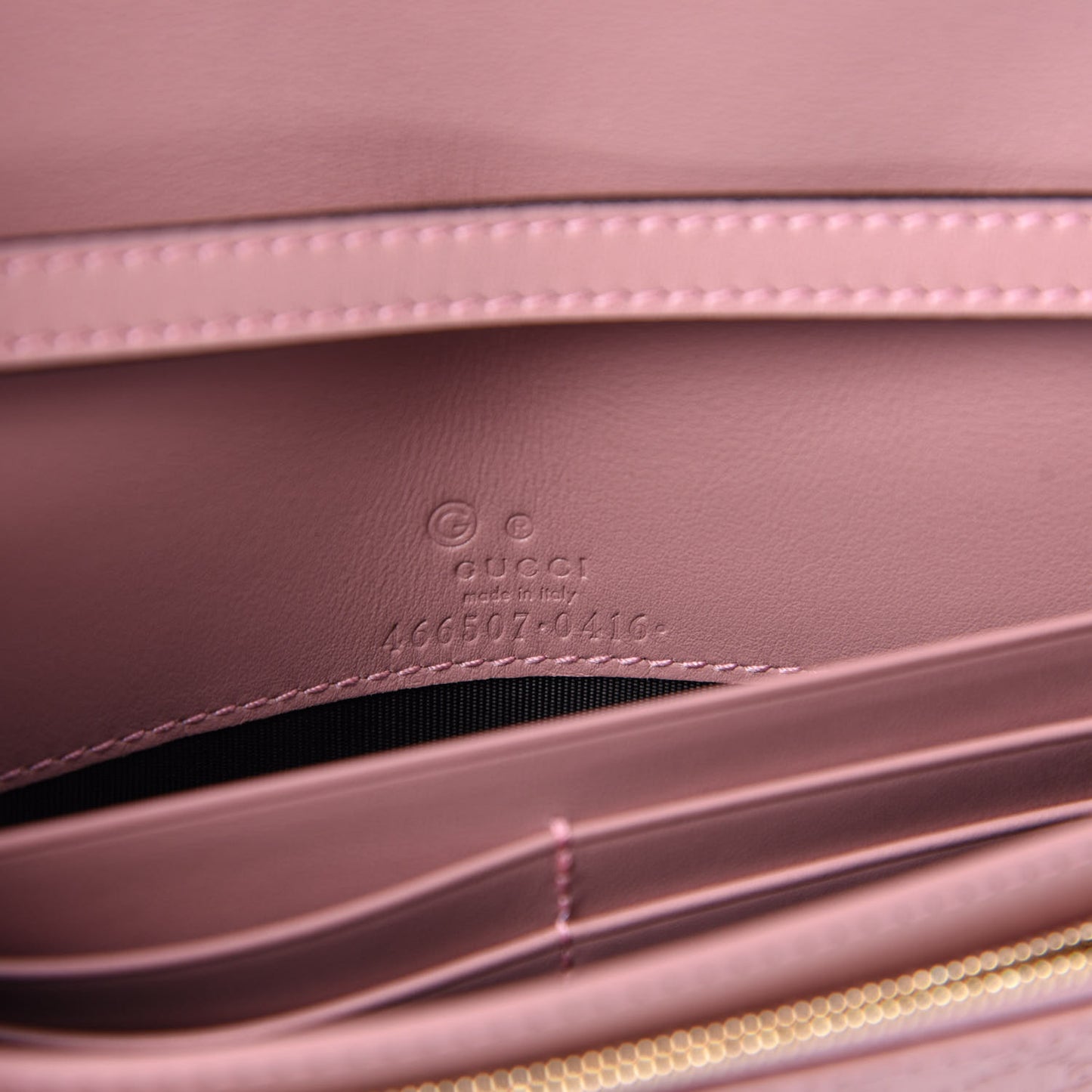 Microguccissima Crossbody Wallet Soft Pink