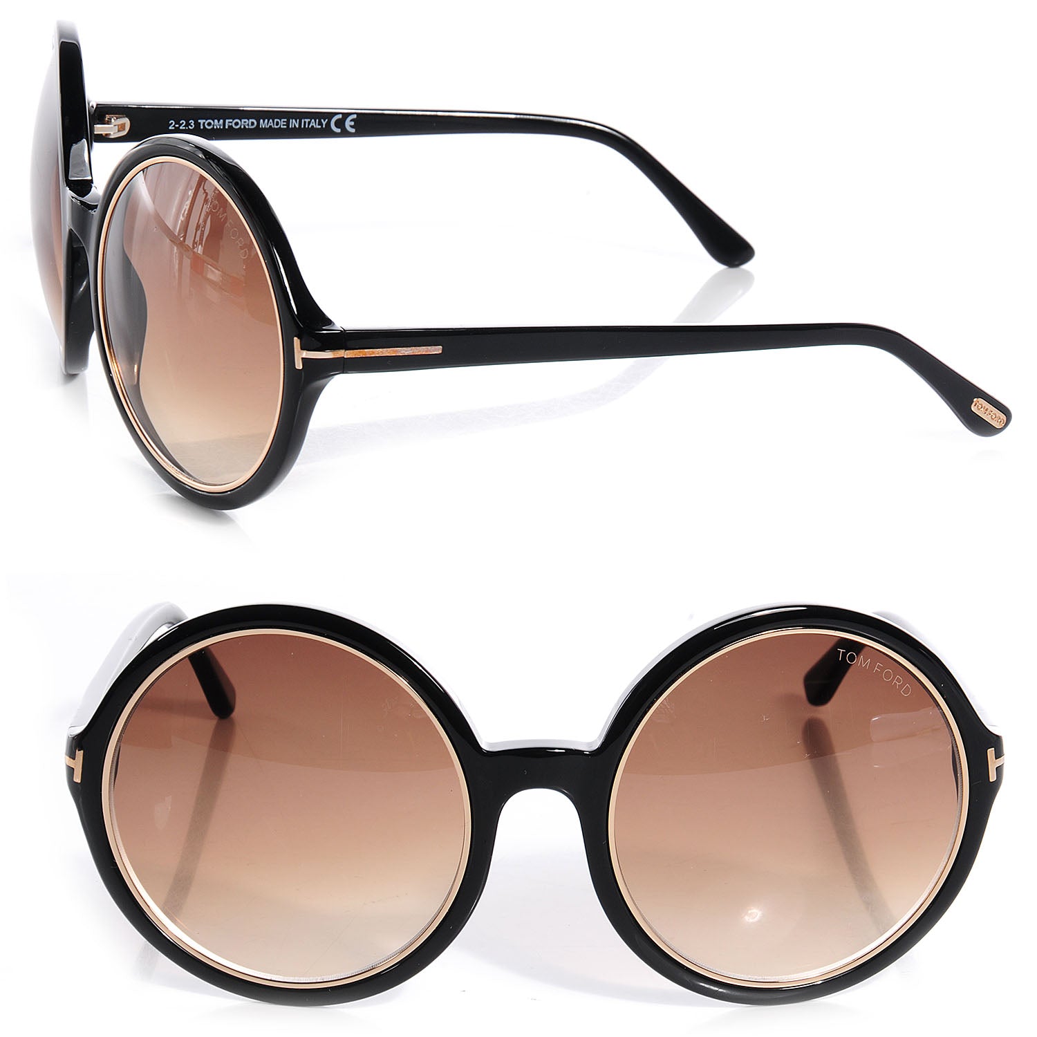 Tom Ford Carrie Sunglasses Black 1 of 7