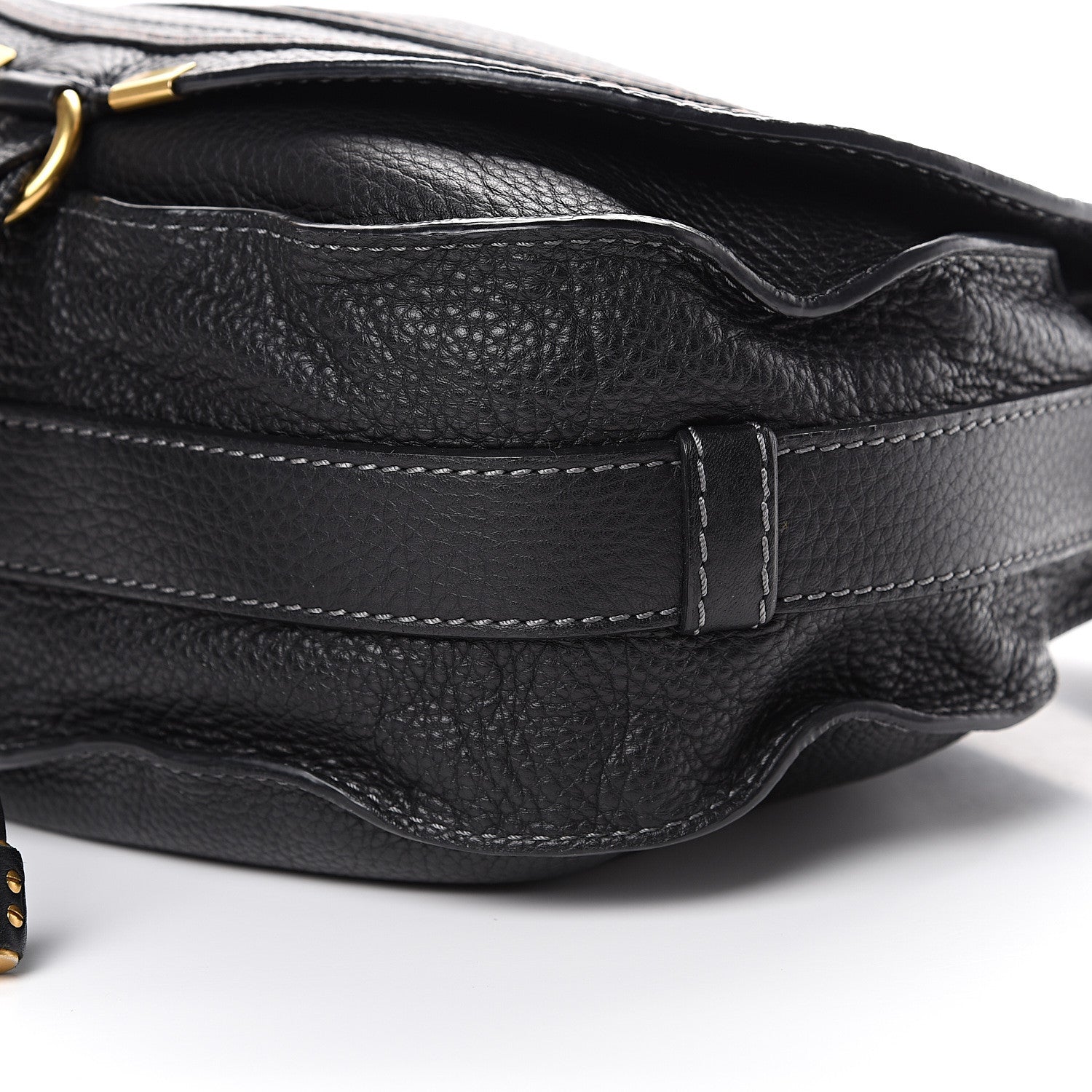 Chloe Calfskin Medium Marcie Round Crossbody Bag Black 10 of 10