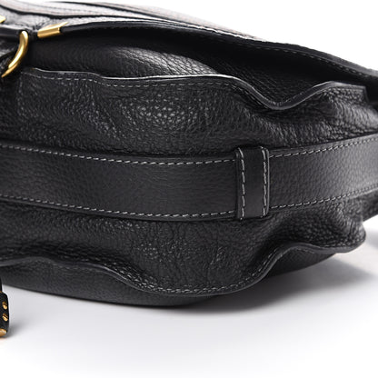 Chloe Calfskin Medium Marcie Round Crossbody Bag Black 10 of 10