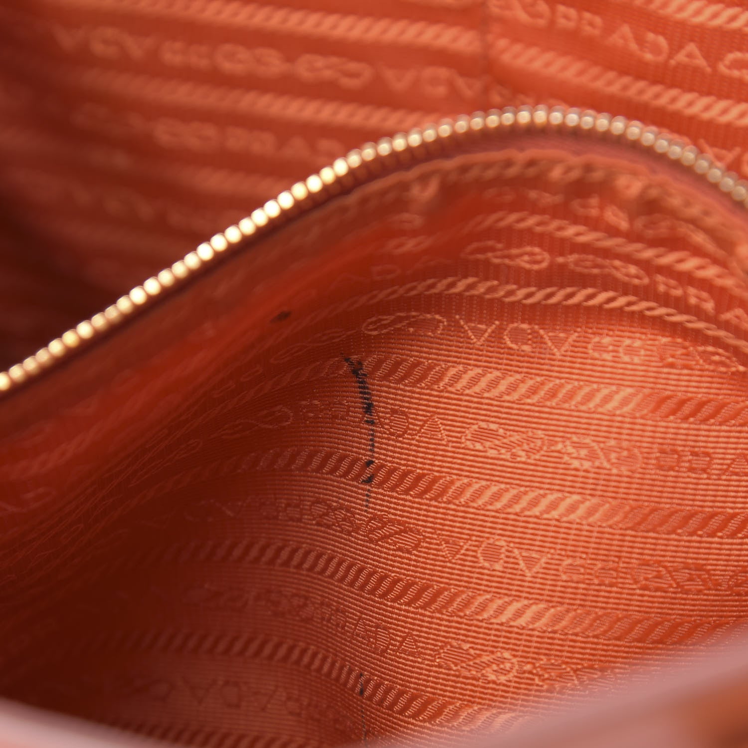 Prada Saffiano Lux Extra Large Tote Papaya 14 of 17