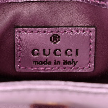 Gucci Laminated Nappa Nano Jackie 1961 Hobo Metallic Pink 6 of 11