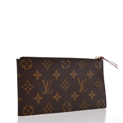 Louis Vuitton Monogram Felicie Chain Wallet Zippered Insert Fuchsia 3 of 6