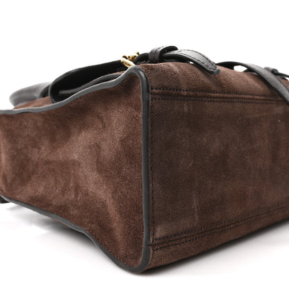 Mulberry Suede Roxanne Small Satchel Chocolate 9 of 10