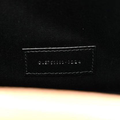 Saint Laurent Nappa Calfskin Two-Toned Monogram Pouch Alabastro Natural Tan 7 of 8