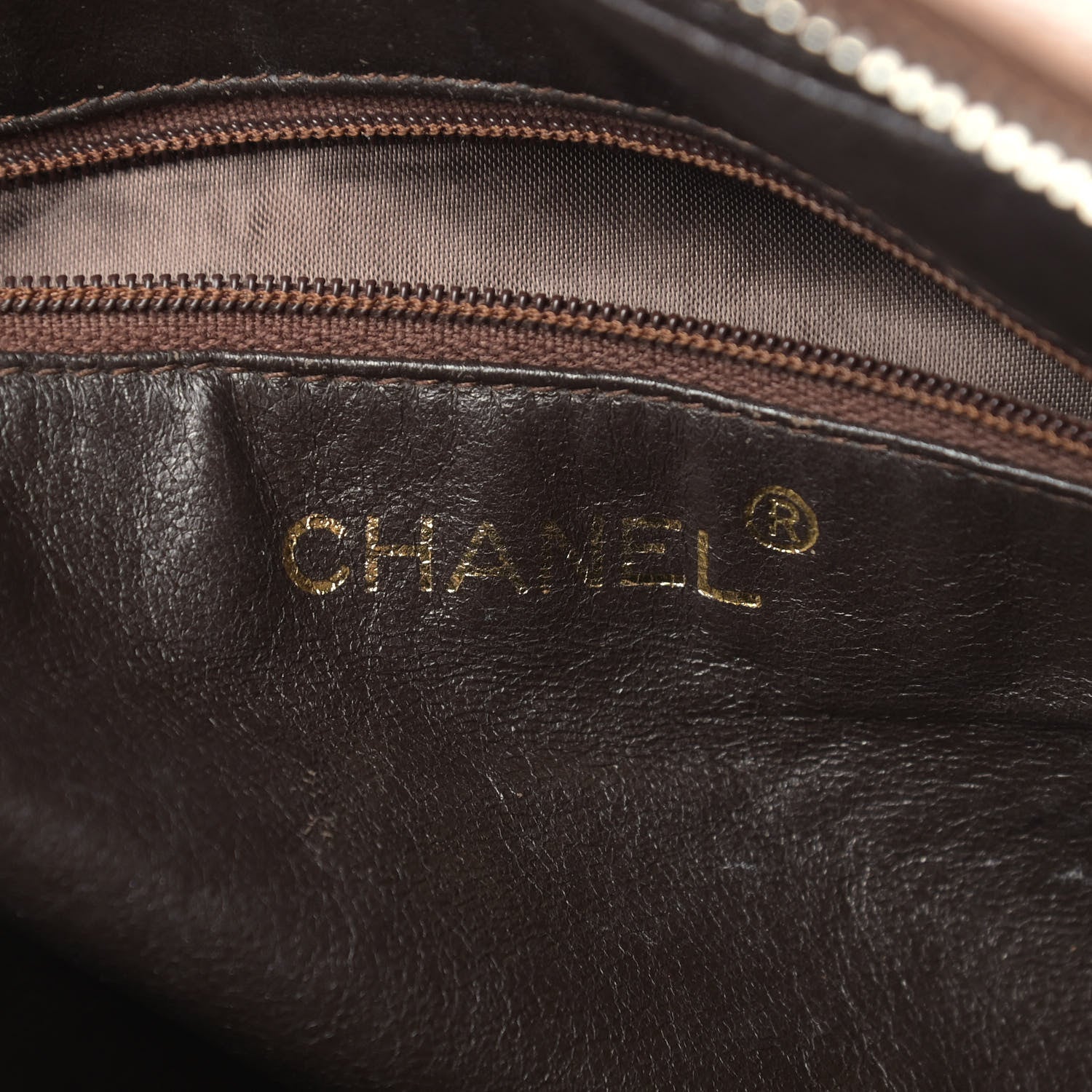 Chanel Caviar Quilted Camera Case Brown 5 of 25