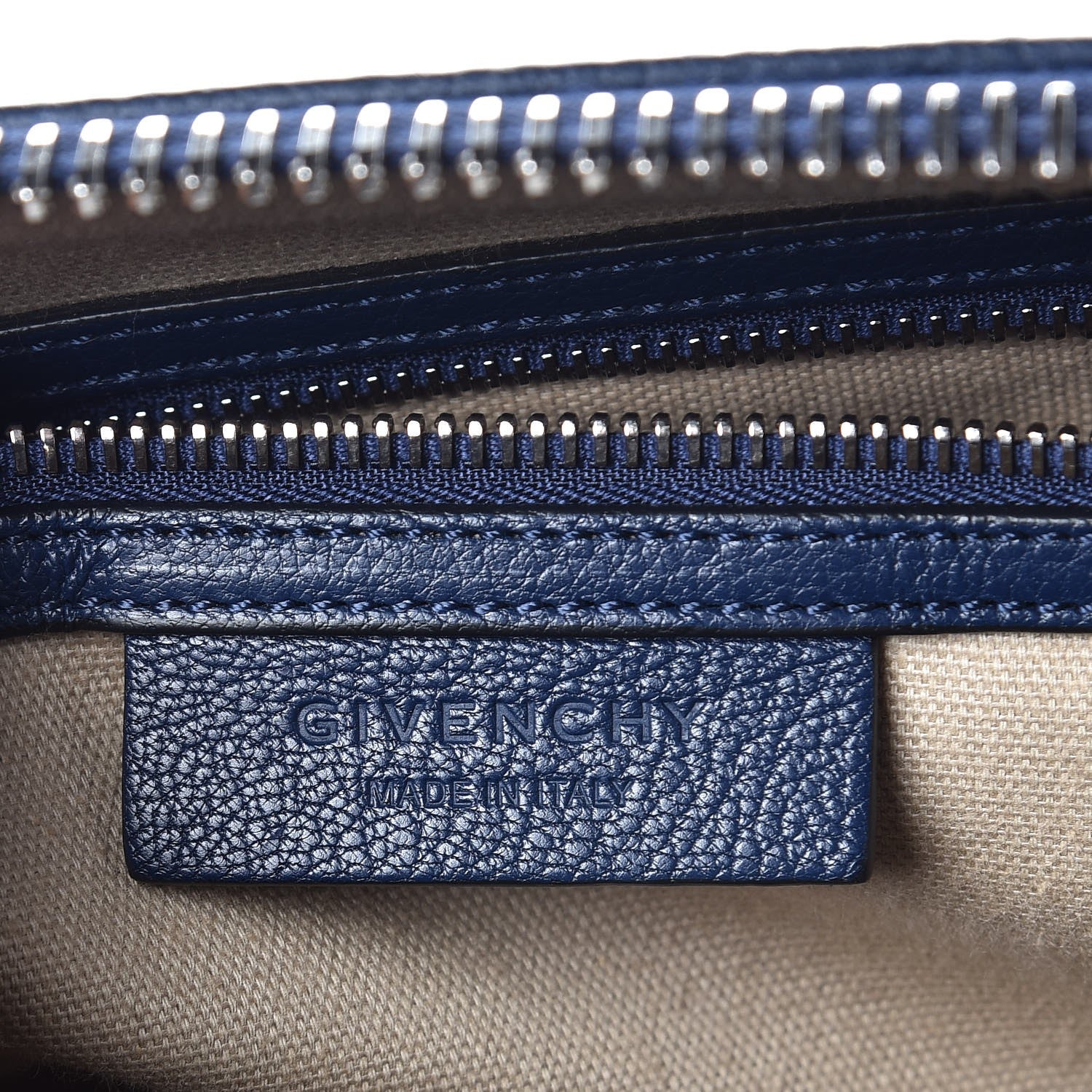 Givenchy Sugar Goatskin Medium Antigona Deep Blue 7 of 9