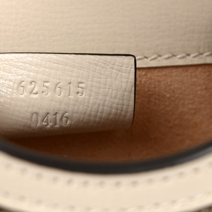 Gucci GG Supreme Monogram Azalea Calfskin Mini Horsebit 1955 Crossbody Bag Beige Ebony Mystic White 7 of 13