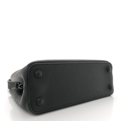 Louis Vuitton Taurillon Capucines BB Matte Black 4 of 11