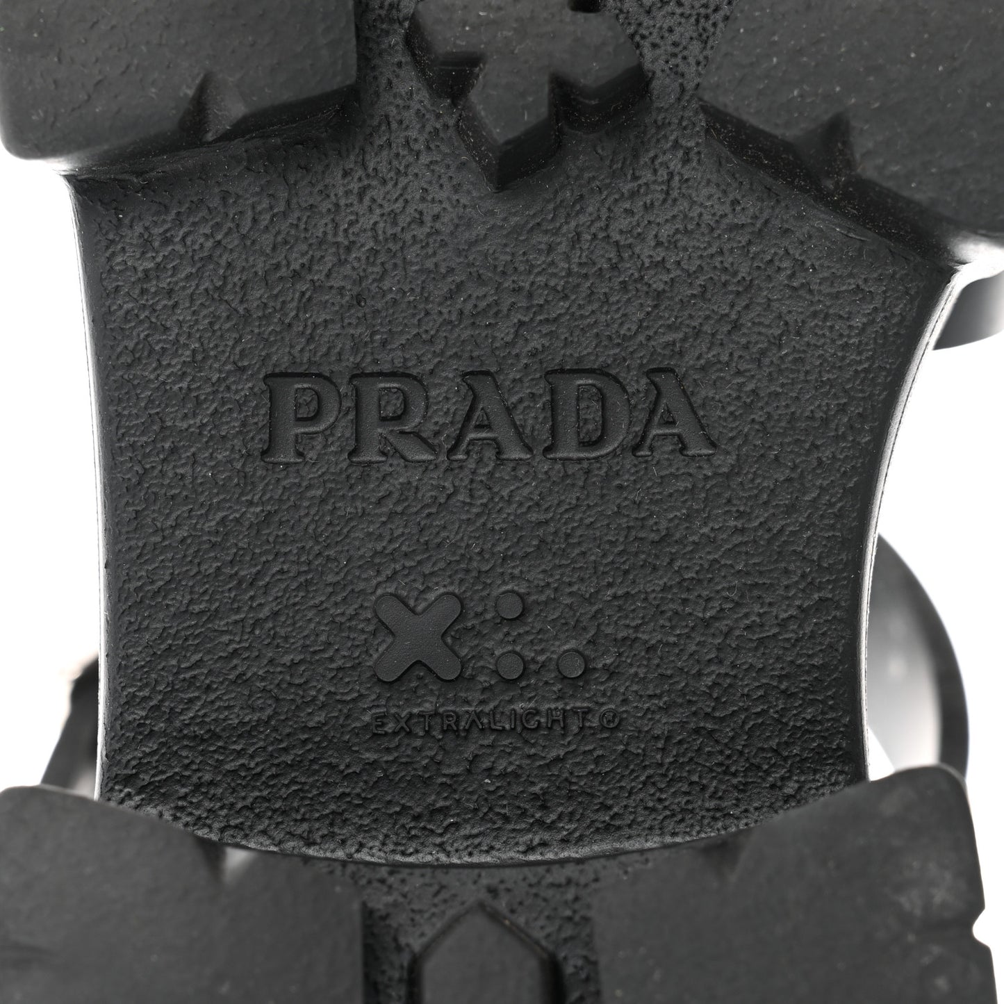 Foam Rubber Triangle Logo Monolith 55mm Cage Sandals 40 Black