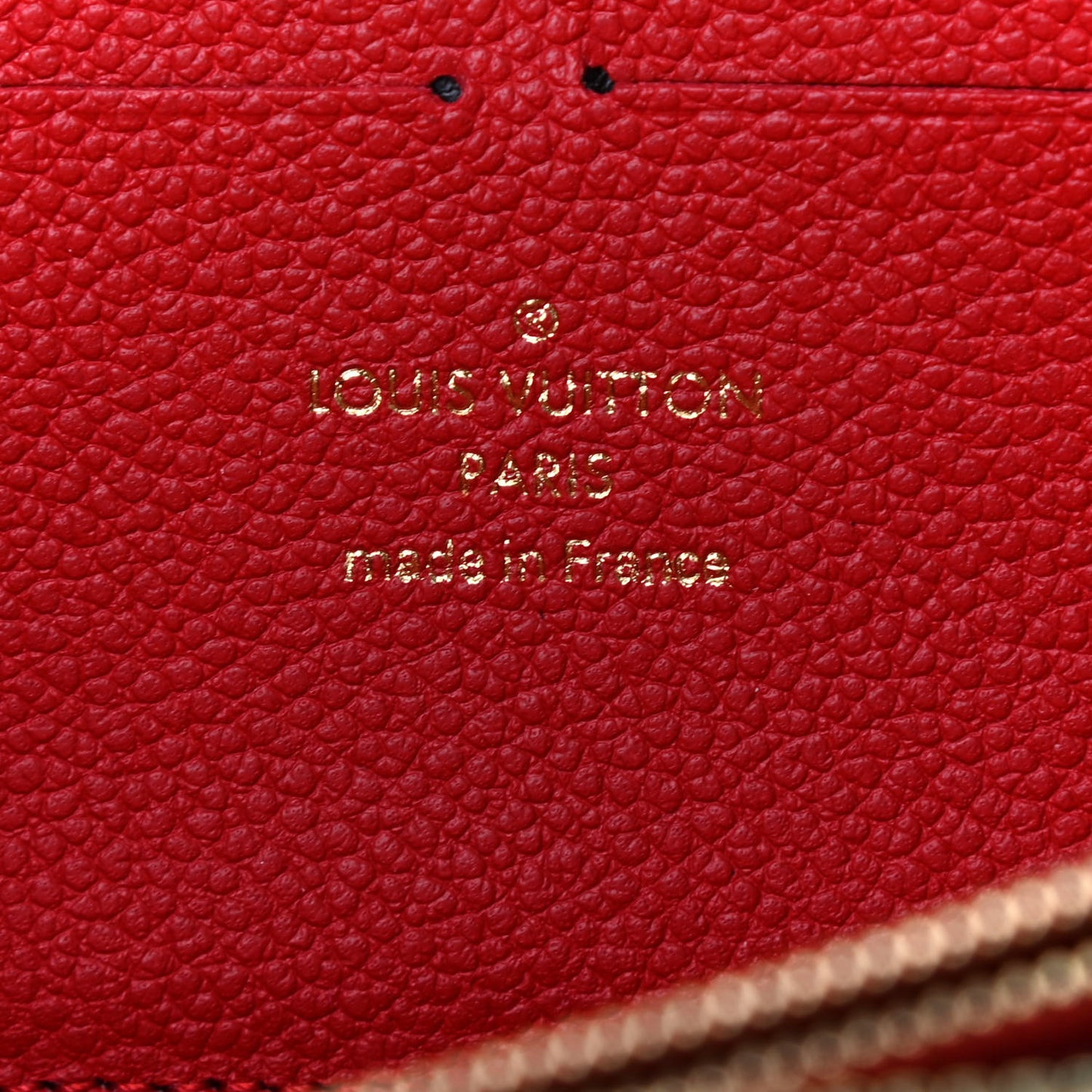 Empreinte Clemence Wallet Cherry