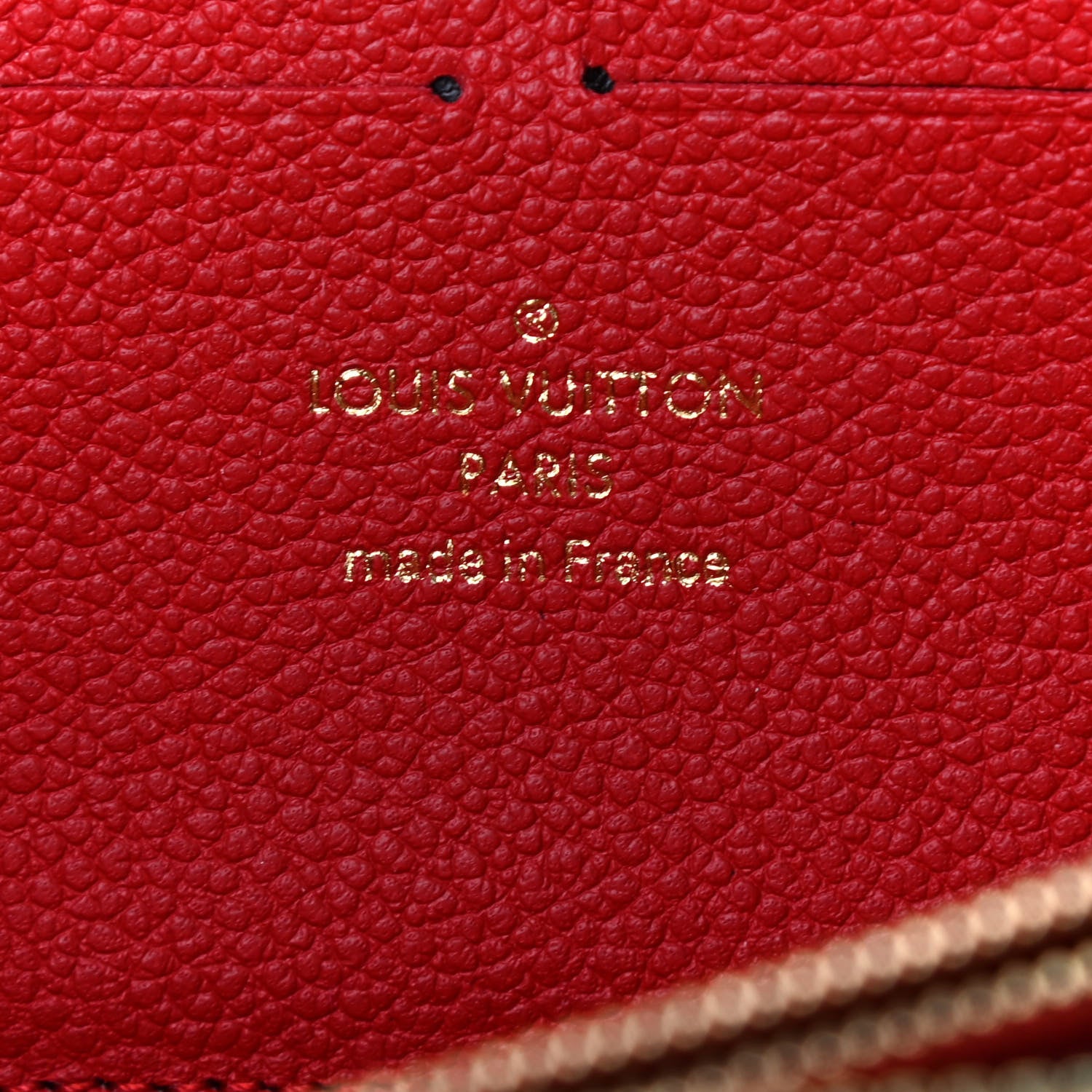 Louis Vuitton Empreinte Clemence Wallet Cherry 6 of 7
