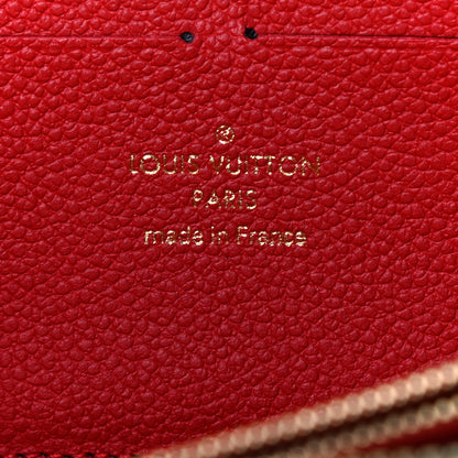 Louis Vuitton Empreinte Clemence Wallet Cherry 6 of 7