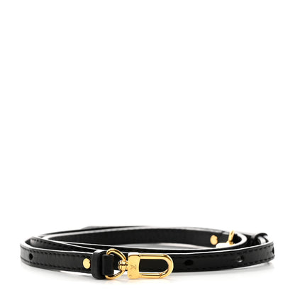Louis Vuitton Calfskin 16mm Adjustable Shoulder Strap Black 1 of 4