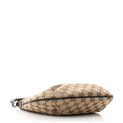 Gucci Monogram Hobo Dark Brown 4 of 11
