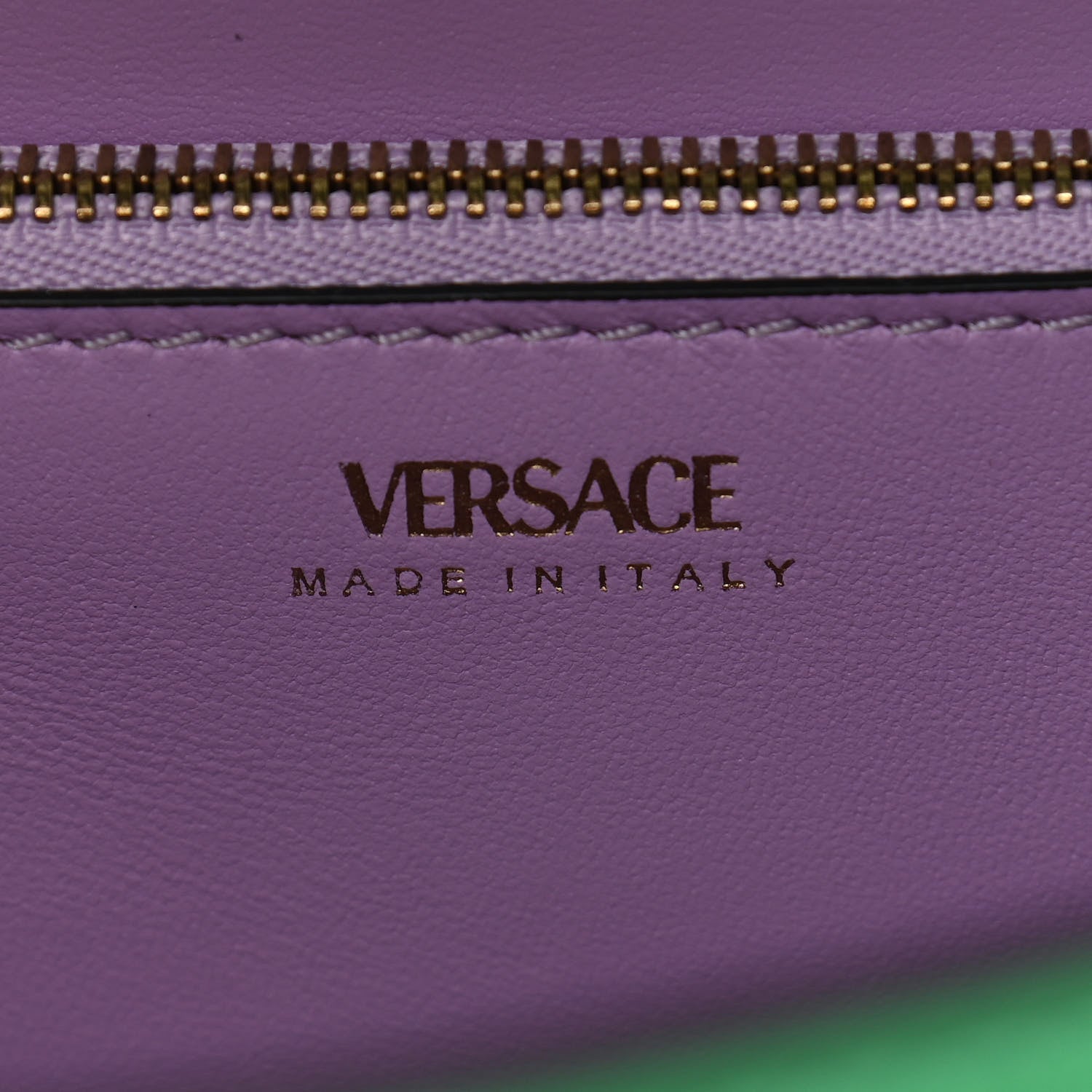 Versace Calfskin Large La Medusa Bag Green 6 of 9